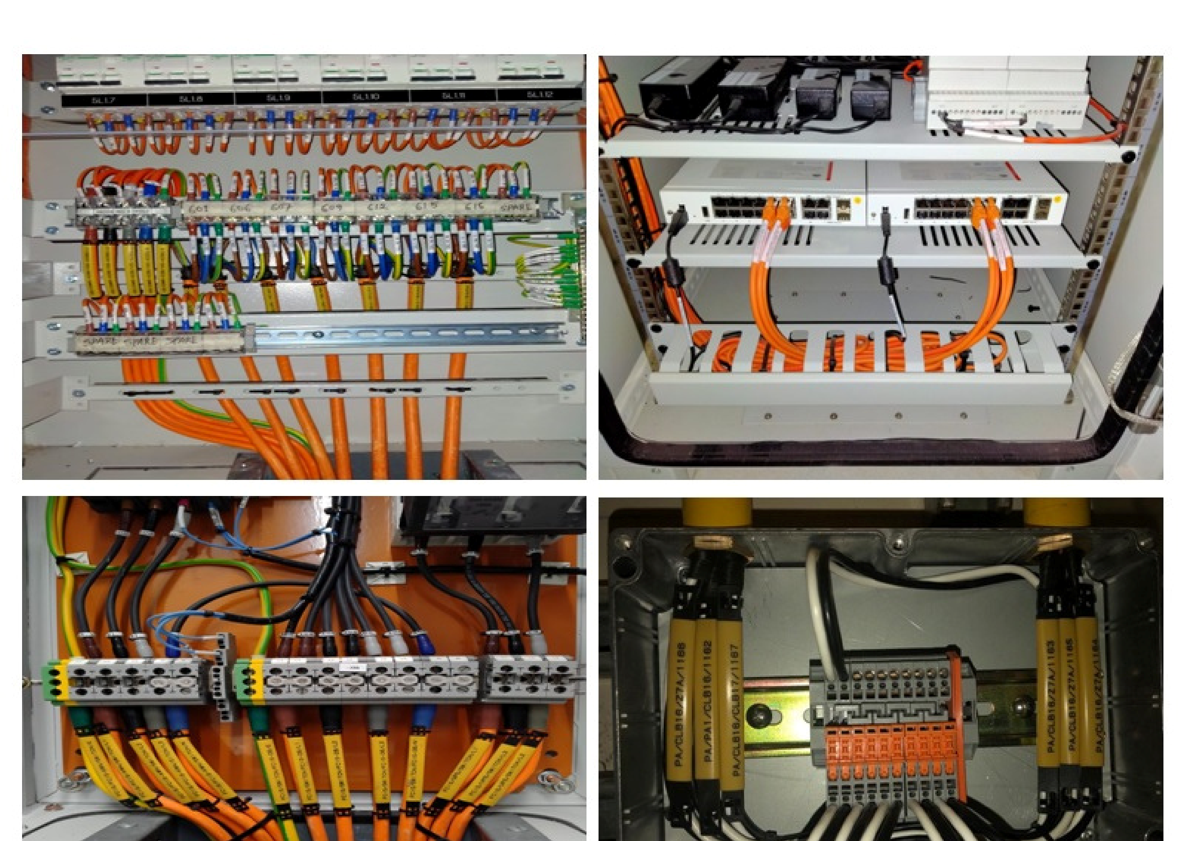 Cabinets installation and termination
